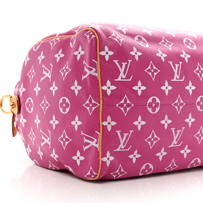 Louis Vuitton Calfskin Monogram Speedy P9 Bandouliere 40 Agate 8 of 9