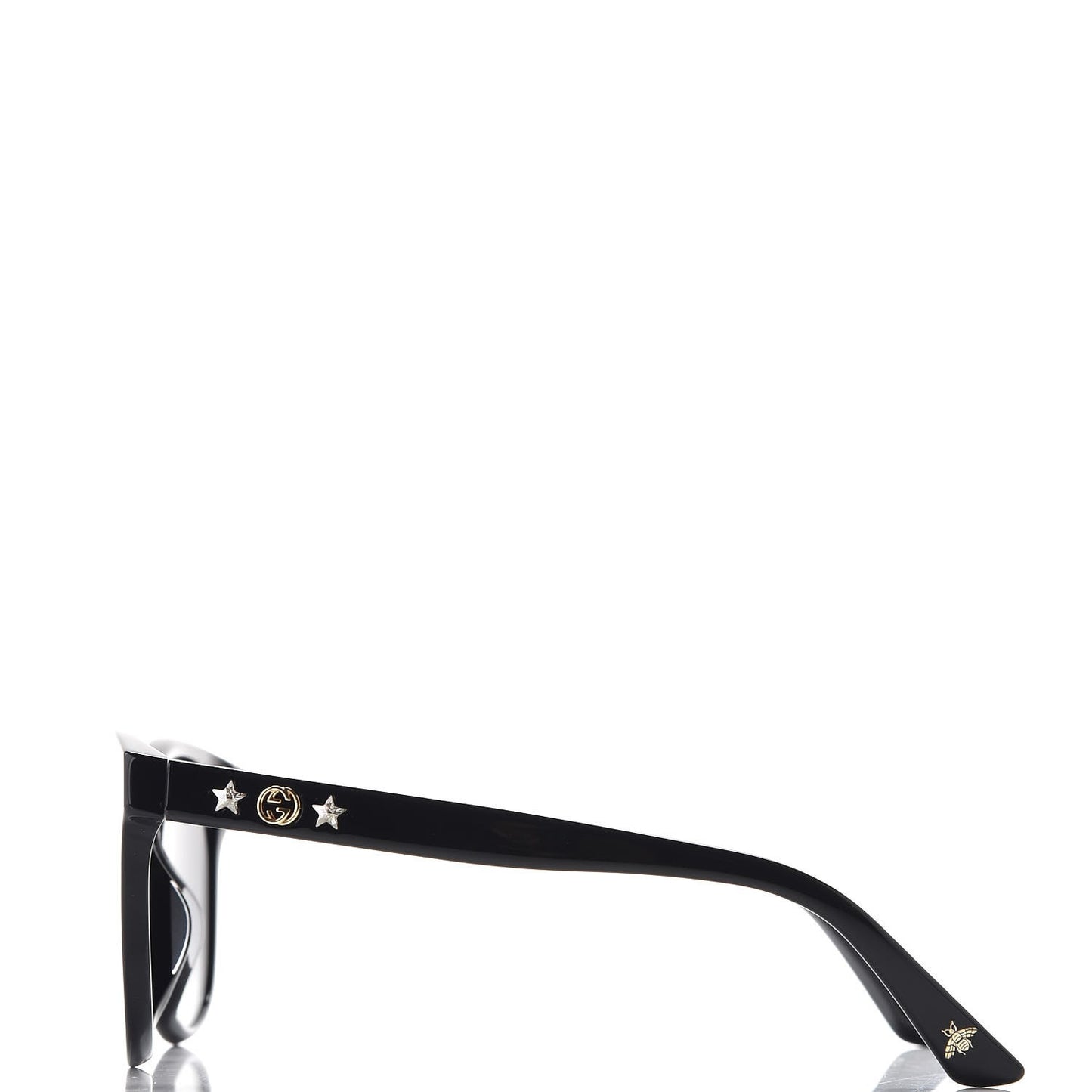Round Frame Star Sunglasses GG0232SK Black