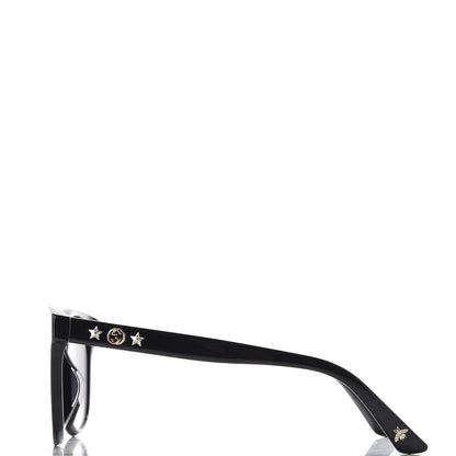 Gucci Round Frame Star Sunglasses GG0232SK Black 3 of 8