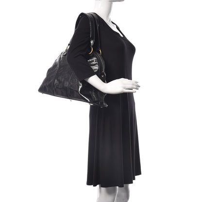 Saint Laurent Patent Calfskin Large Muse Black 2 of 17