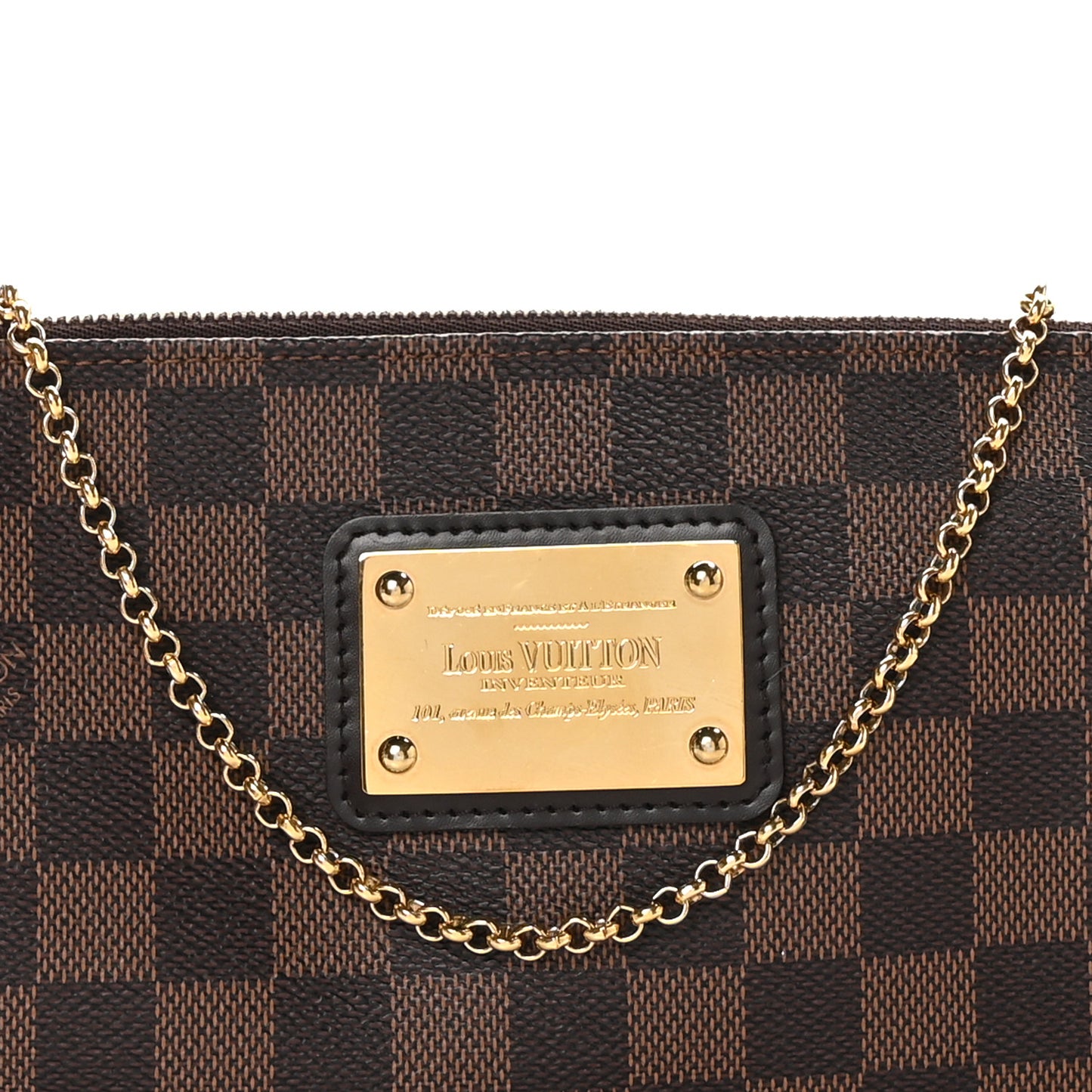 Damier Ebene Eva Clutch