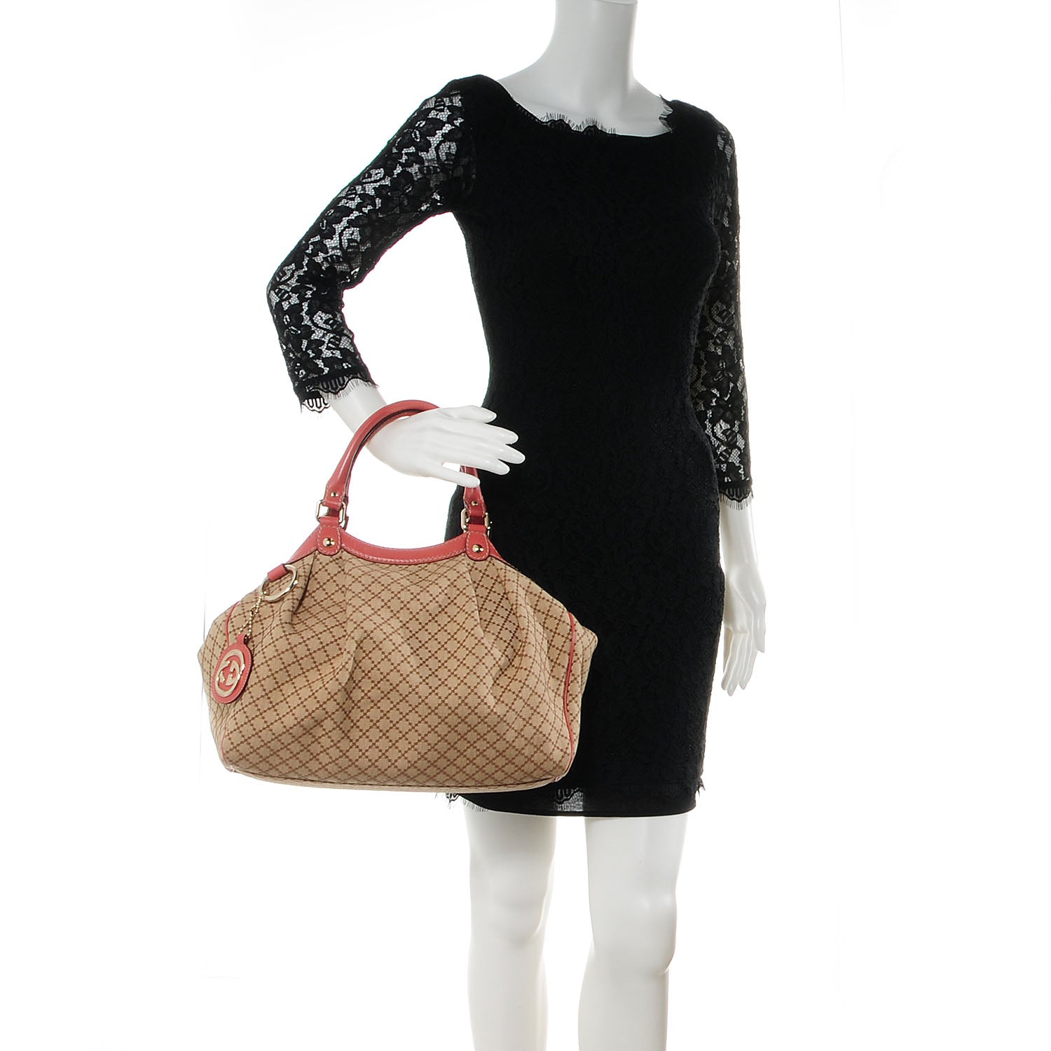 Gucci Diamante Medium Sukey Tote Pink 2 of 7