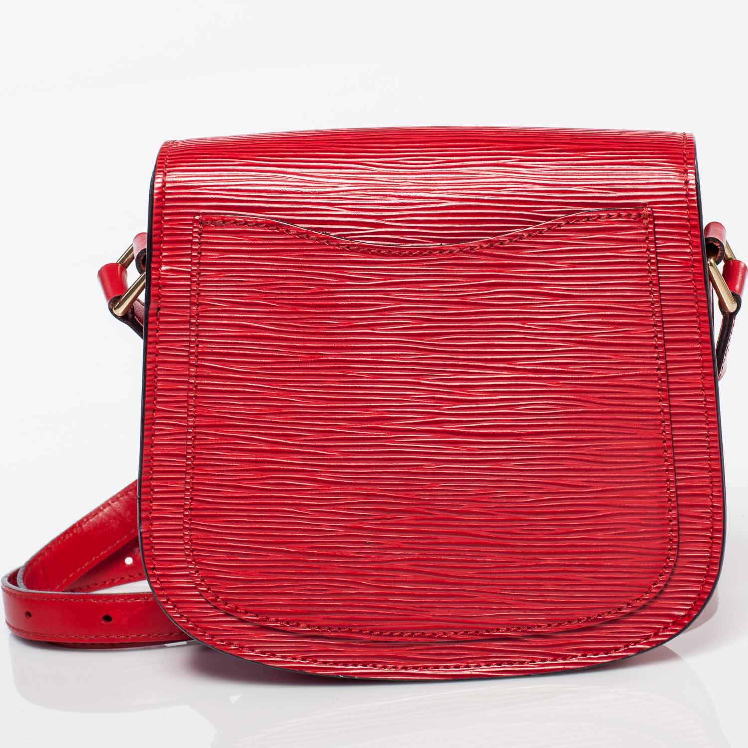 Louis Vuitton Epi Saint Cloud MM Red 5 of 9
