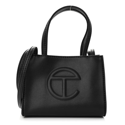 Telfar Vegan Leather Small Shopping Bag Black 1 of 10