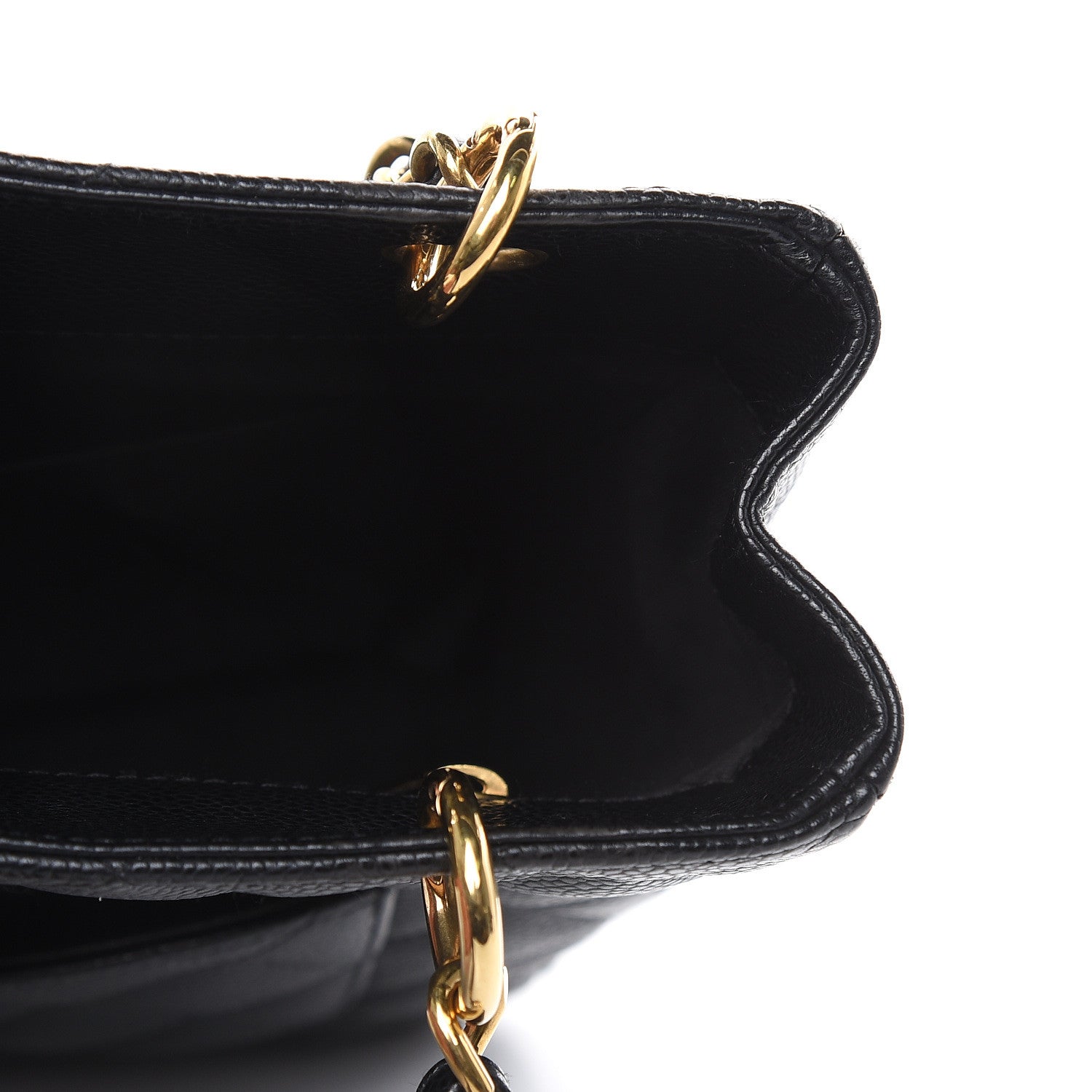 Chanel Caviar Quilted Petit Shopping Tote PST Black 16 of 17