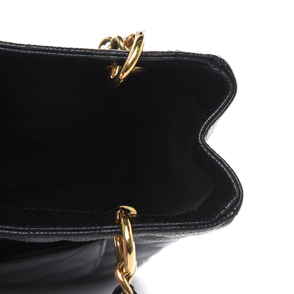Chanel Caviar Quilted Petit Shopping Tote PST Black 16 of 17