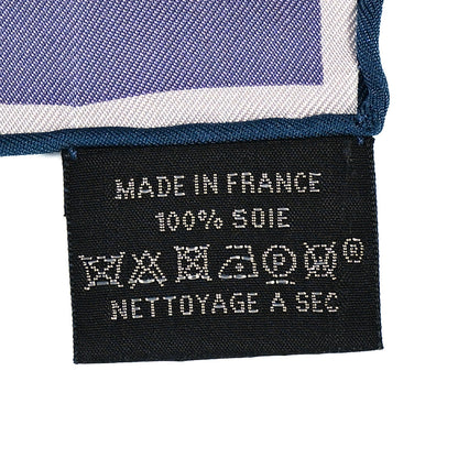 Hermes Silk Jersey Sea Surf and Fun Scarf 90 Rose Pale Mauve Jaune Soufre 6 of 6