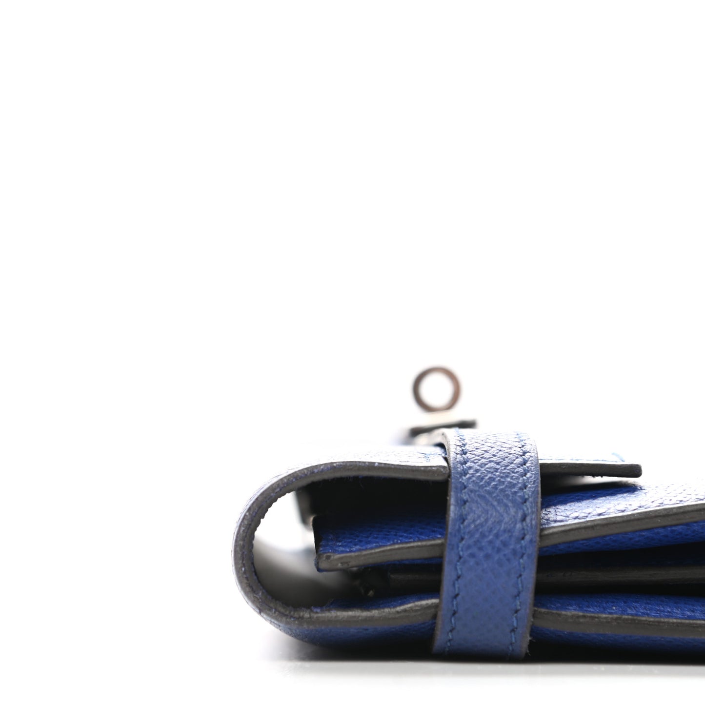 Epsom Kelly Longue Wallet Bleu Saphir