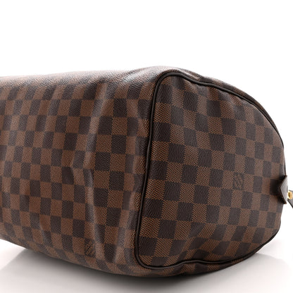 Louis Vuitton Damier Ebene Speedy 30 9 of 12