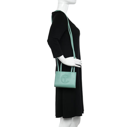 Telfar Vegan Leather Small Shopping Bag Sage 2 of 10