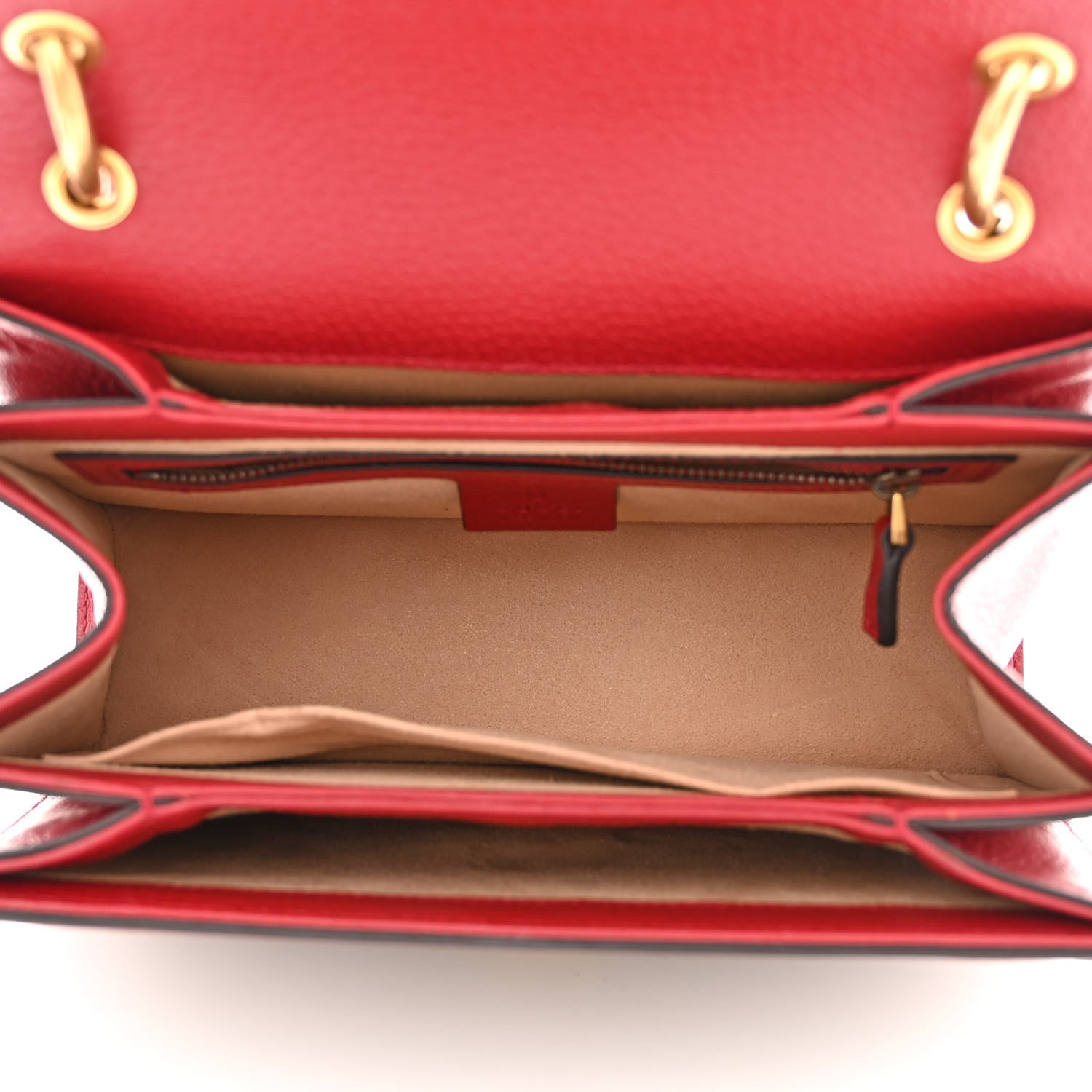 Gucci GG Supreme Monogram Small Queen Margaret Top Handle Bag Red 5 of 10