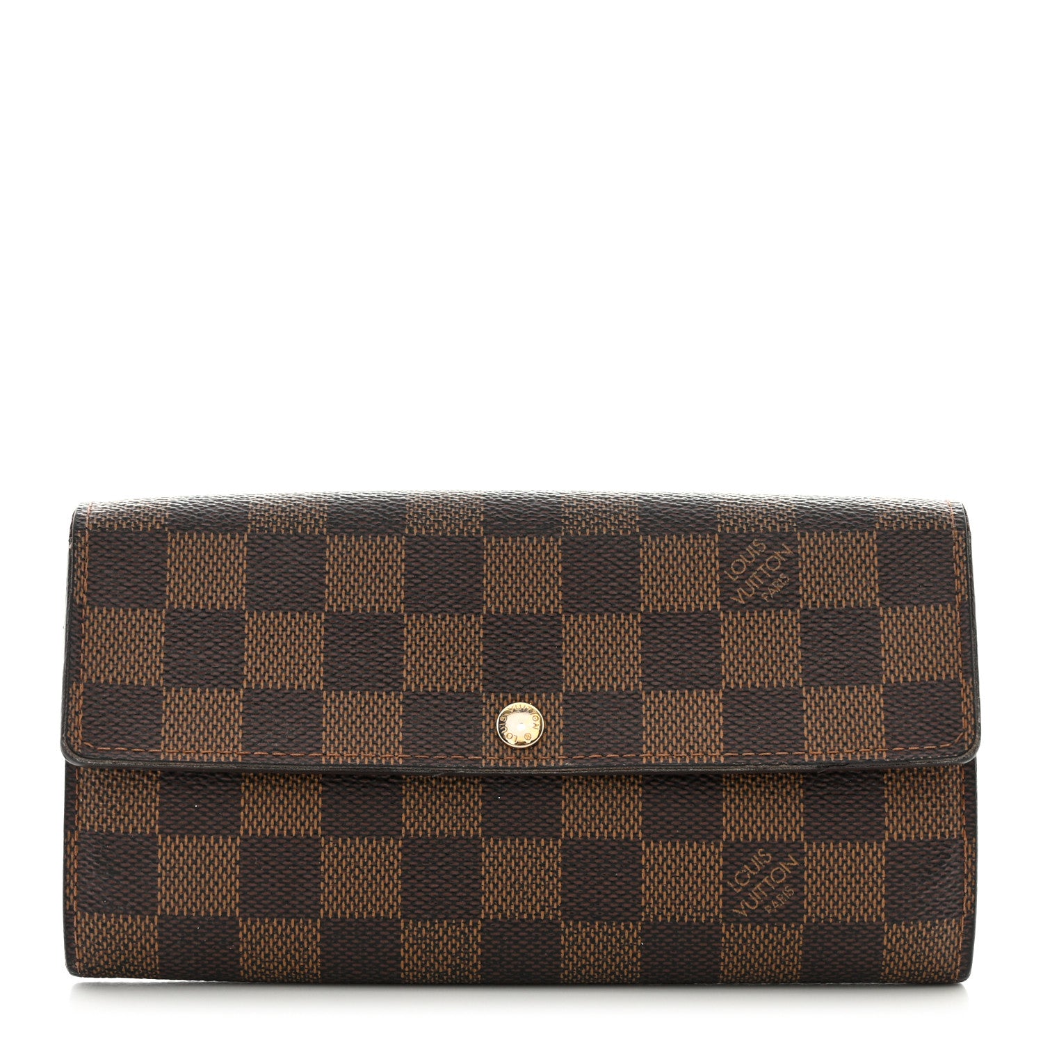 Louis Vuitton Damier Ebene Sarah Wallet 1 of 16