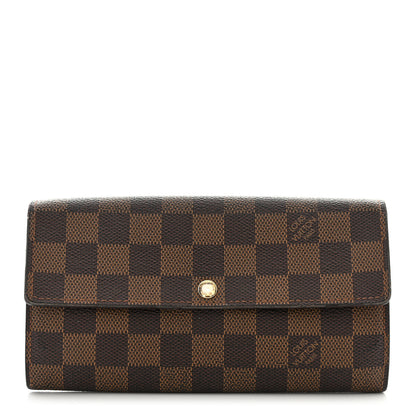 Louis Vuitton Damier Ebene Sarah Wallet 1 of 16