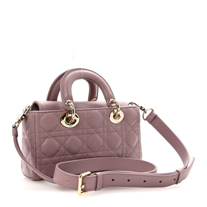 Christian Dior Lambskin Cannage Small Lady D-Joy Peony Pink 3 of 9