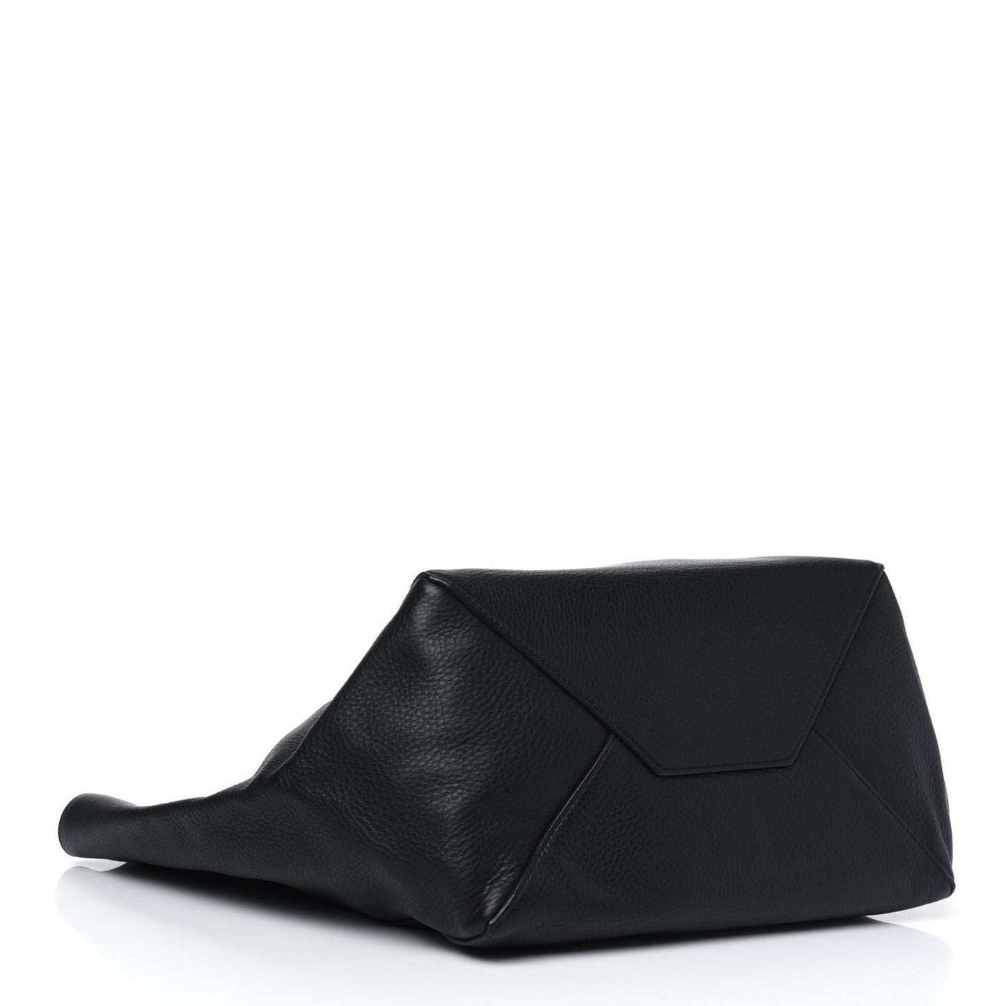 Soft Grained Calfskin Medium Belt Cabas Phantom Black