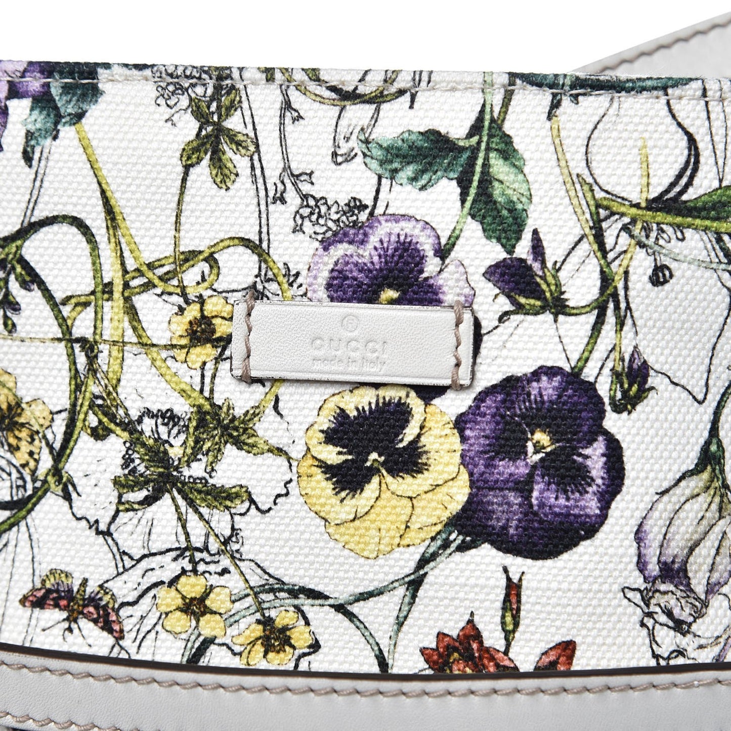 Canvas Flora Infinity Large Tote White