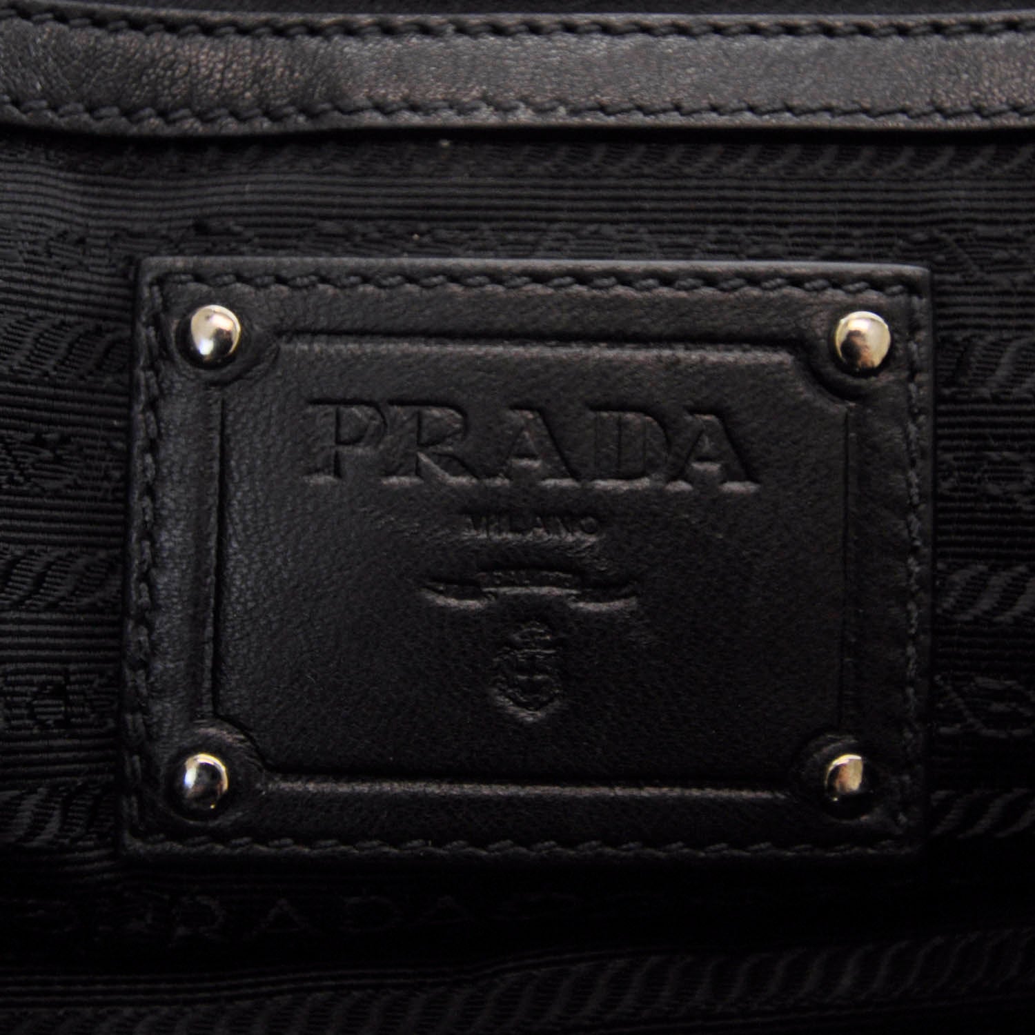 Prada Nappa Ruffle Bag Black 6 of 7