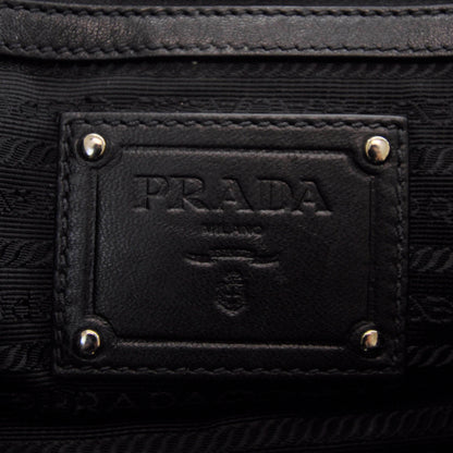 Prada Nappa Ruffle Bag Black 6 of 7