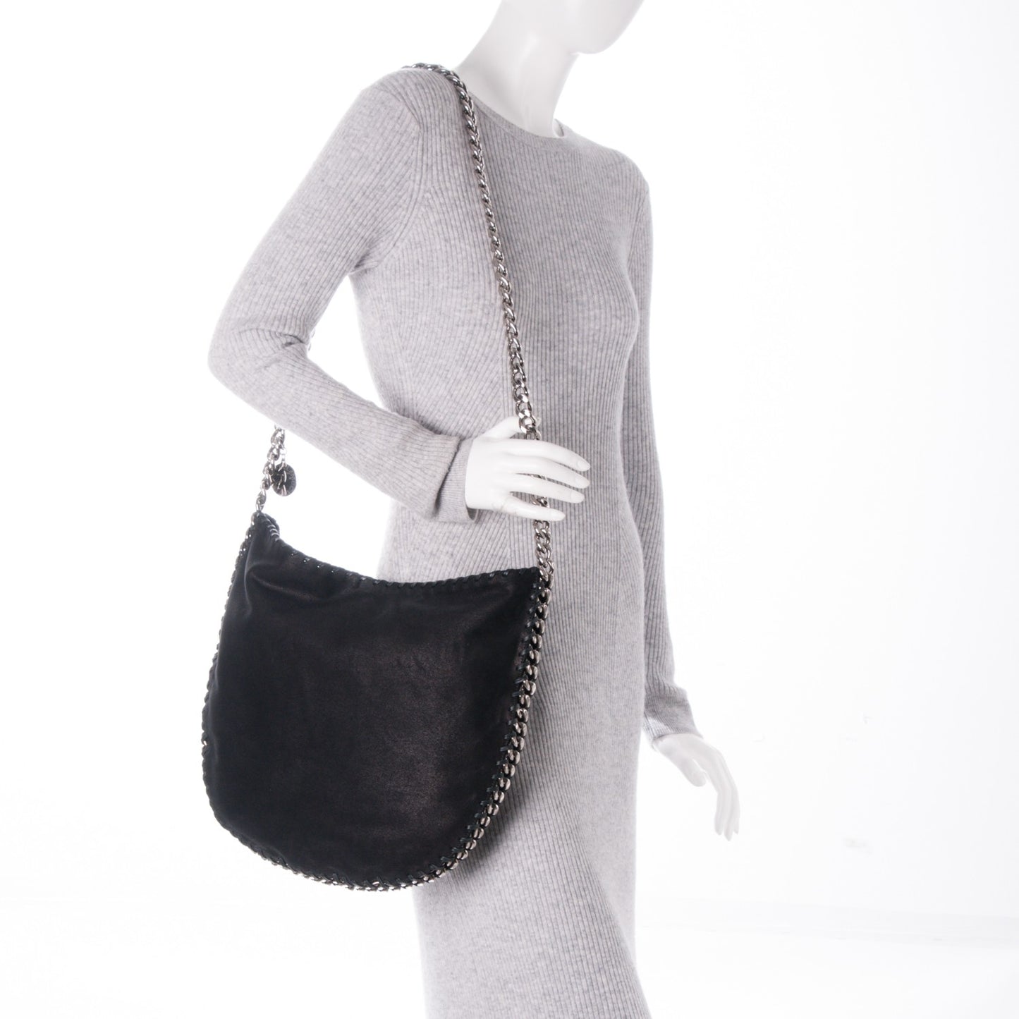 Shaggy Deer Falabella Crossbody Bag Black