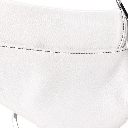 Christian Dior Calfskin Saddle Bag White 13 of 19