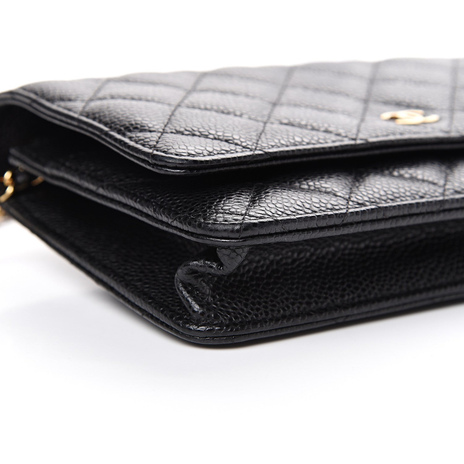 Chanel Caviar Quilted Wallet On Chain WOC Black 9 of 11