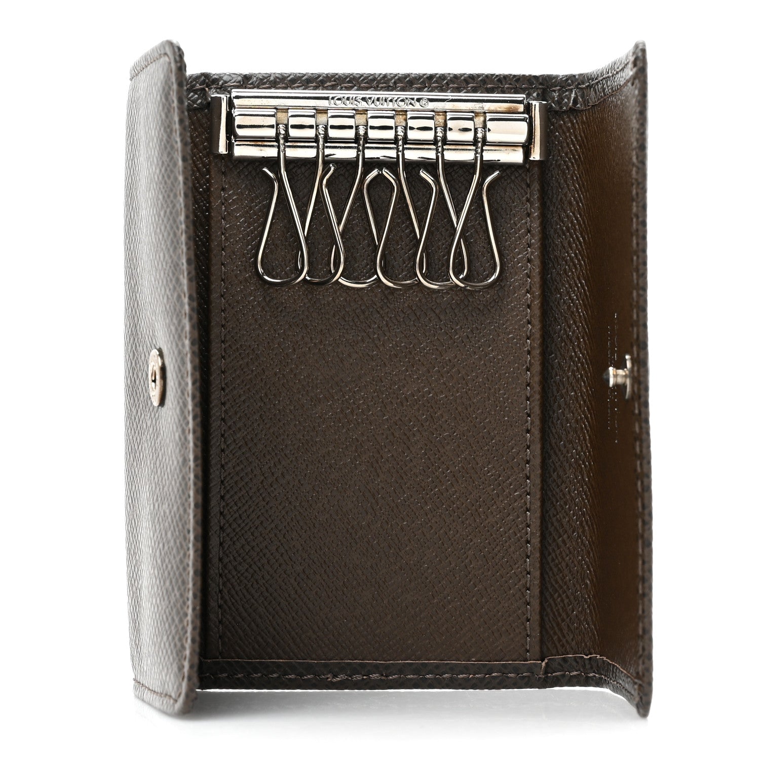 Louis Vuitton Taiga 6 Key Holder Grizzli 5 of 8