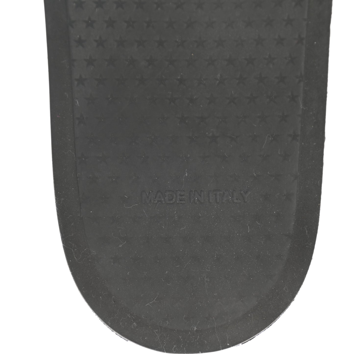 Rubber Logo Pool Slide Sandals 40 Black