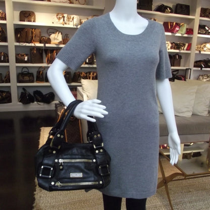 Jimmy Choo Leather Suede Mahala Black 2 of 10