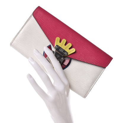Louis Vuitton Epi Tribal Mask Sarah Wallet Pivoine 2 of 9