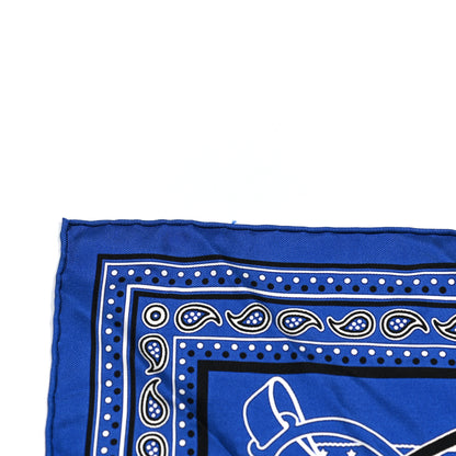 Hermes Silk Grand Manege Cut Bandana Love Scarf 70 7 of 7