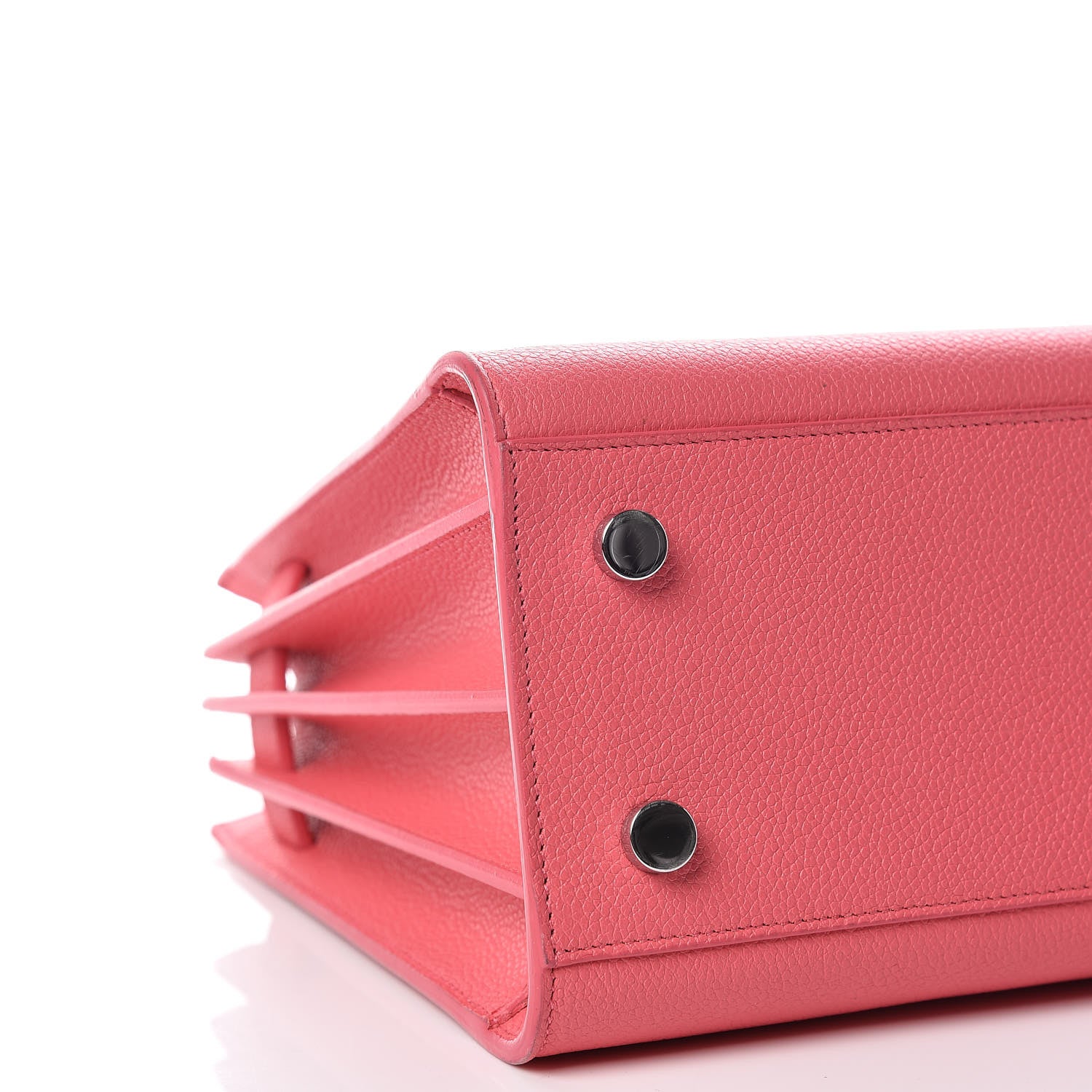 Saint Laurent Grained Calfskin Baby Sac De Jour Rose Clair 9 of 16