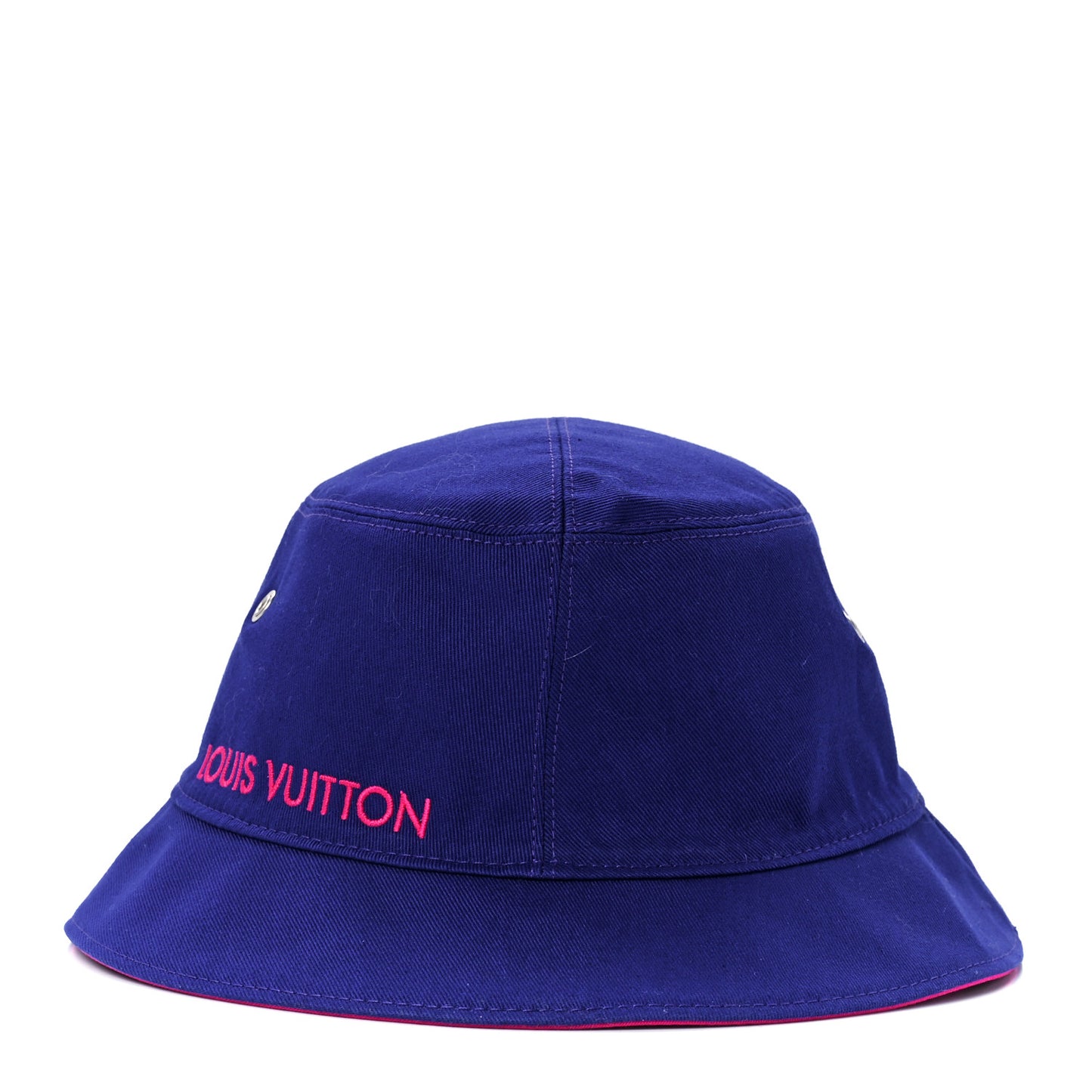 Monogram Illusion Reversible Bucket Hat Pink Purple