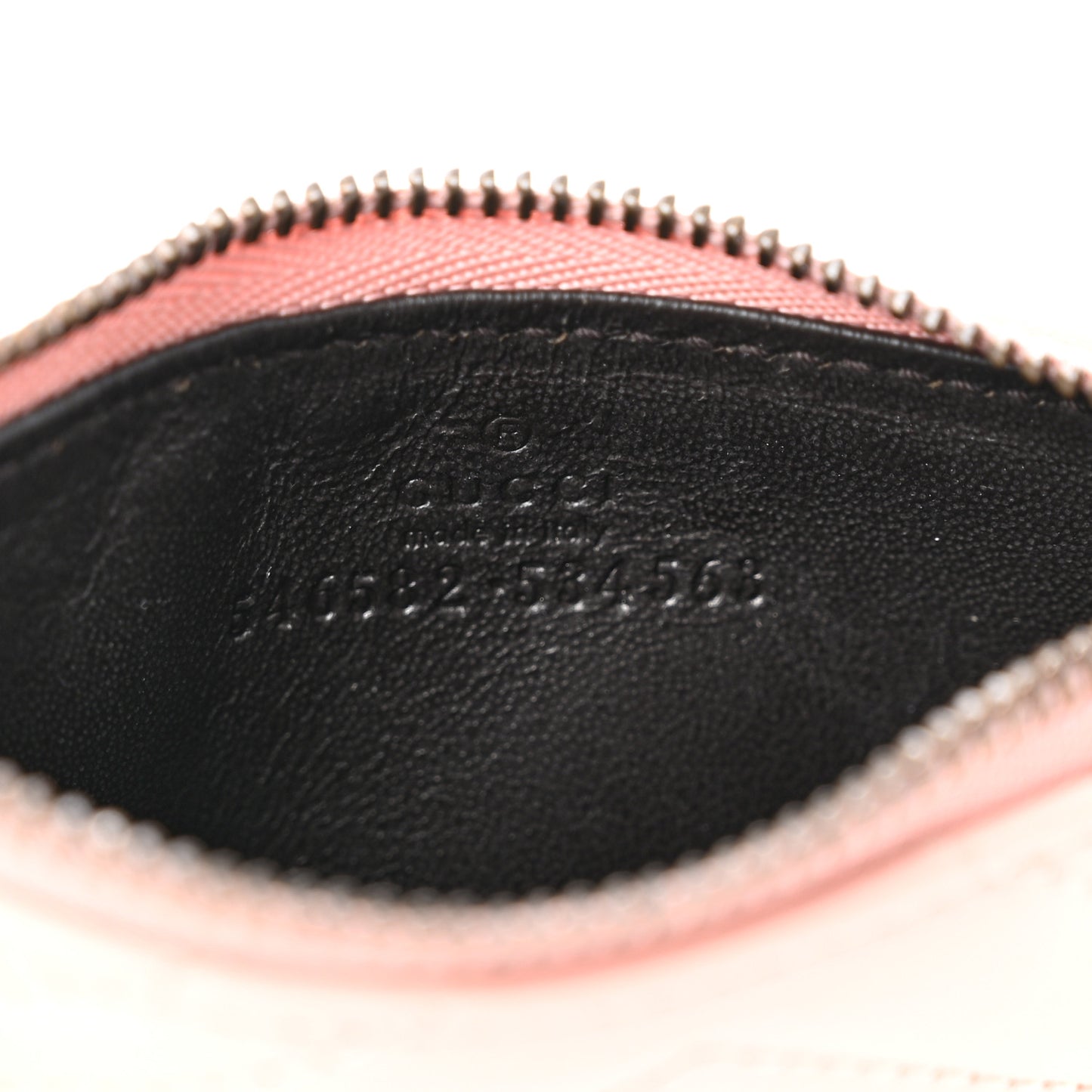 Calfskin Matelasse GG Marmont Coin Case Card Holder Wristlet Perfect Pink