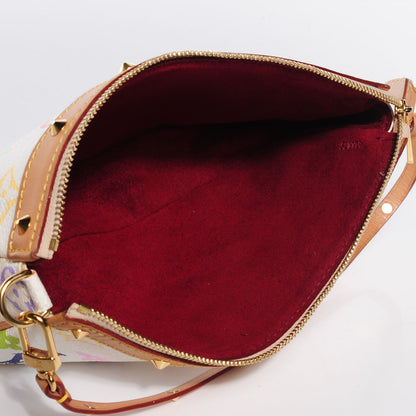 Louis Vuitton Monogram Multicolor Pochette Accessories White 7 of 7
