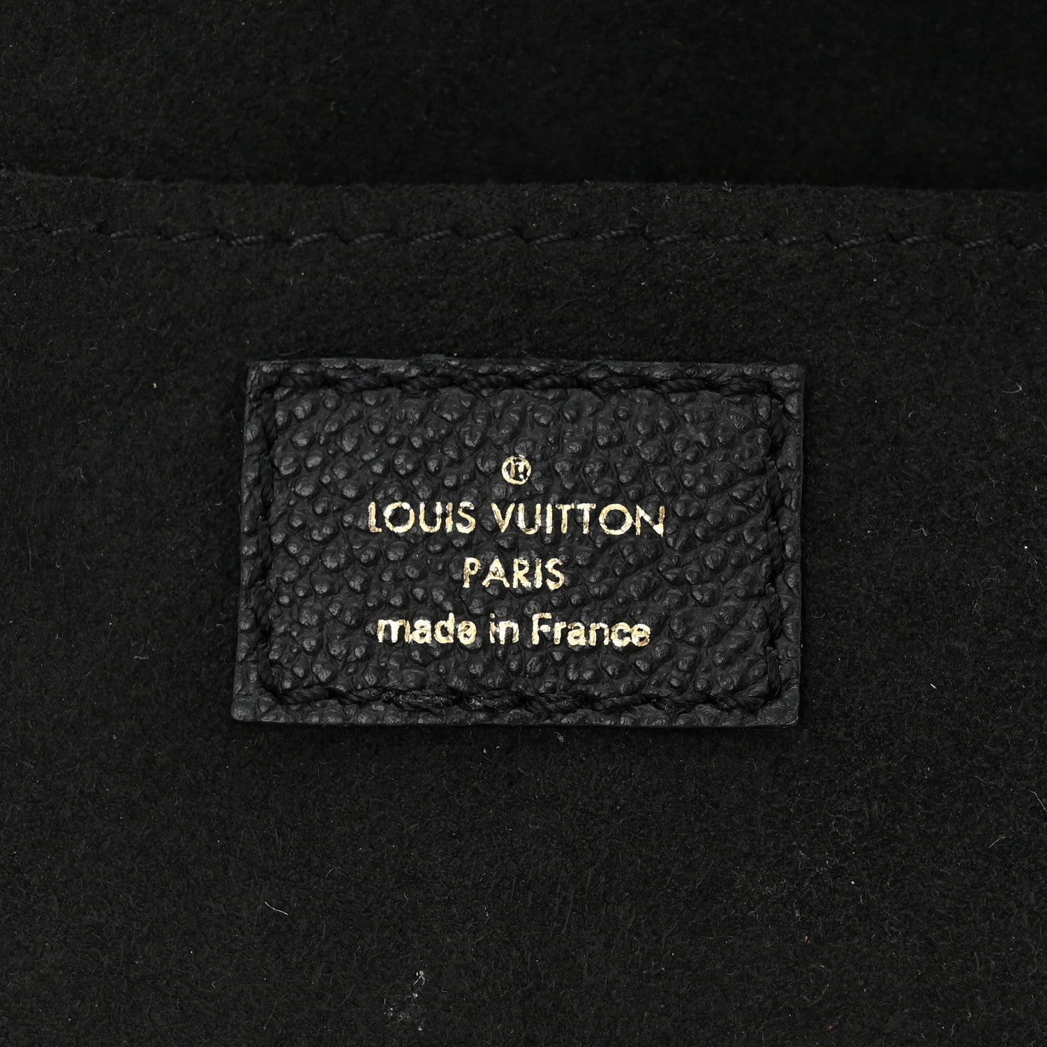 Louis Vuitton Empreinte Monogram Giant Petit Sac Plat Black Beige 6 of 13