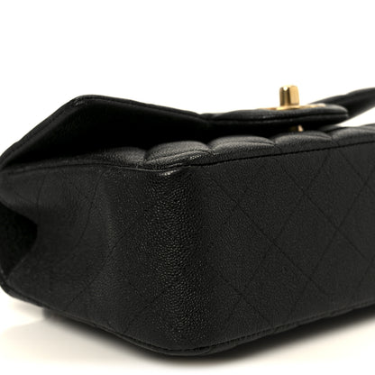 Chanel Caviar Quilted Mini Top Handle Rectangular Flap Black 10 of 12