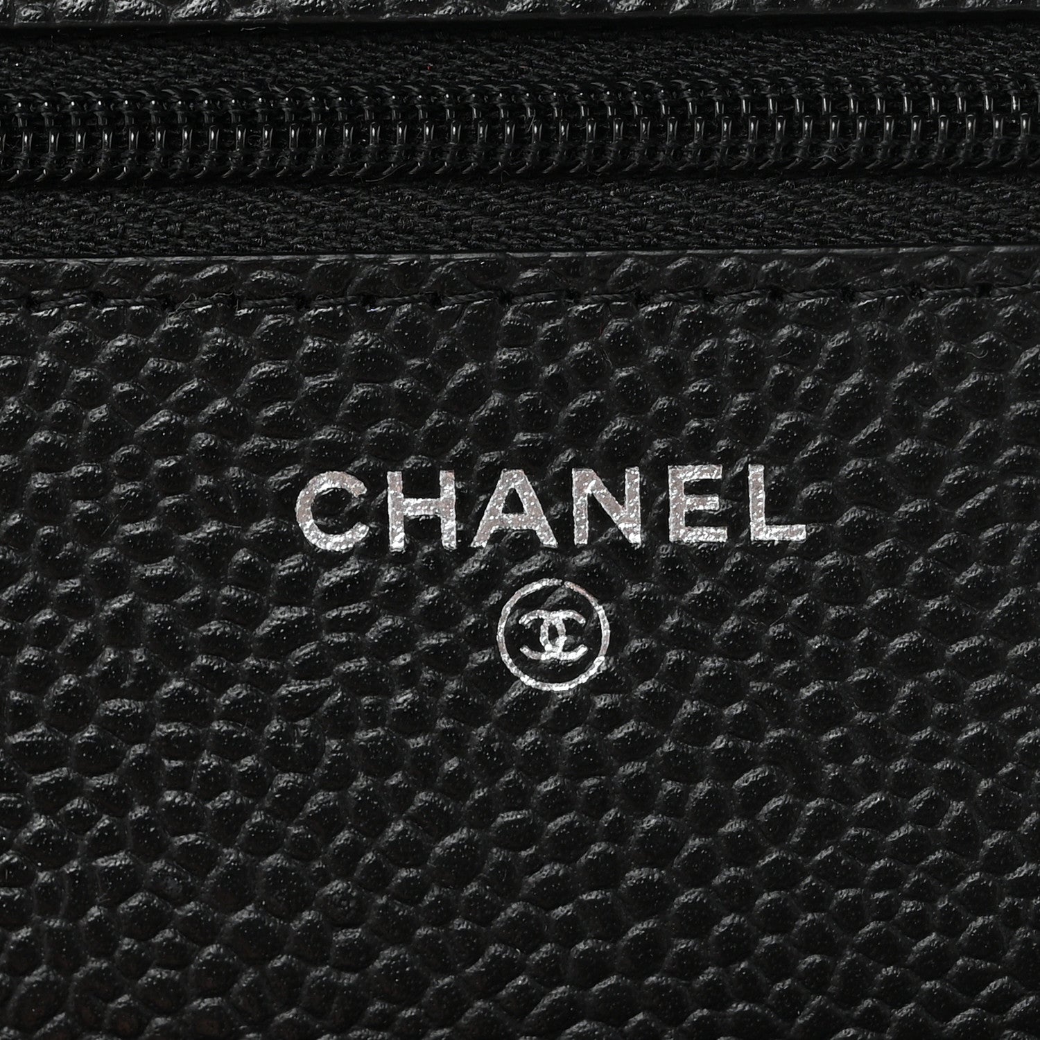 Chanel Caviar Quilted Wallet on Chain WOC Black 6 of 12