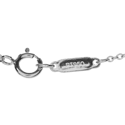 Tiffany Platinum Diamond Small Vintage Lock Pendant Necklace 7 of 7