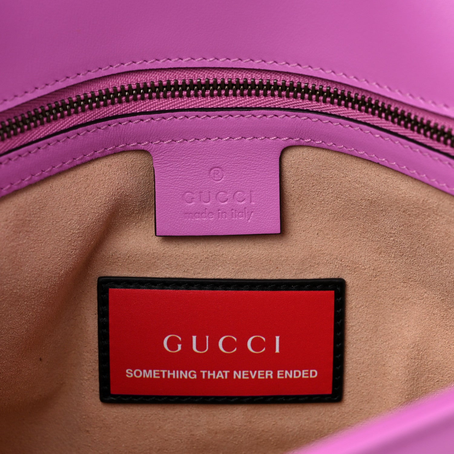 Gucci Calfskin Matelasse Medium GG Marmont Shoulder Bag Candy Mousse 6 of 11