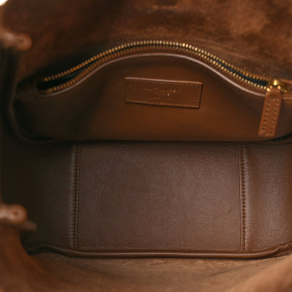 Saint Laurent Grained Calfskin Small Le 5 A 7 Soft Hobo Fox 5 of 13
