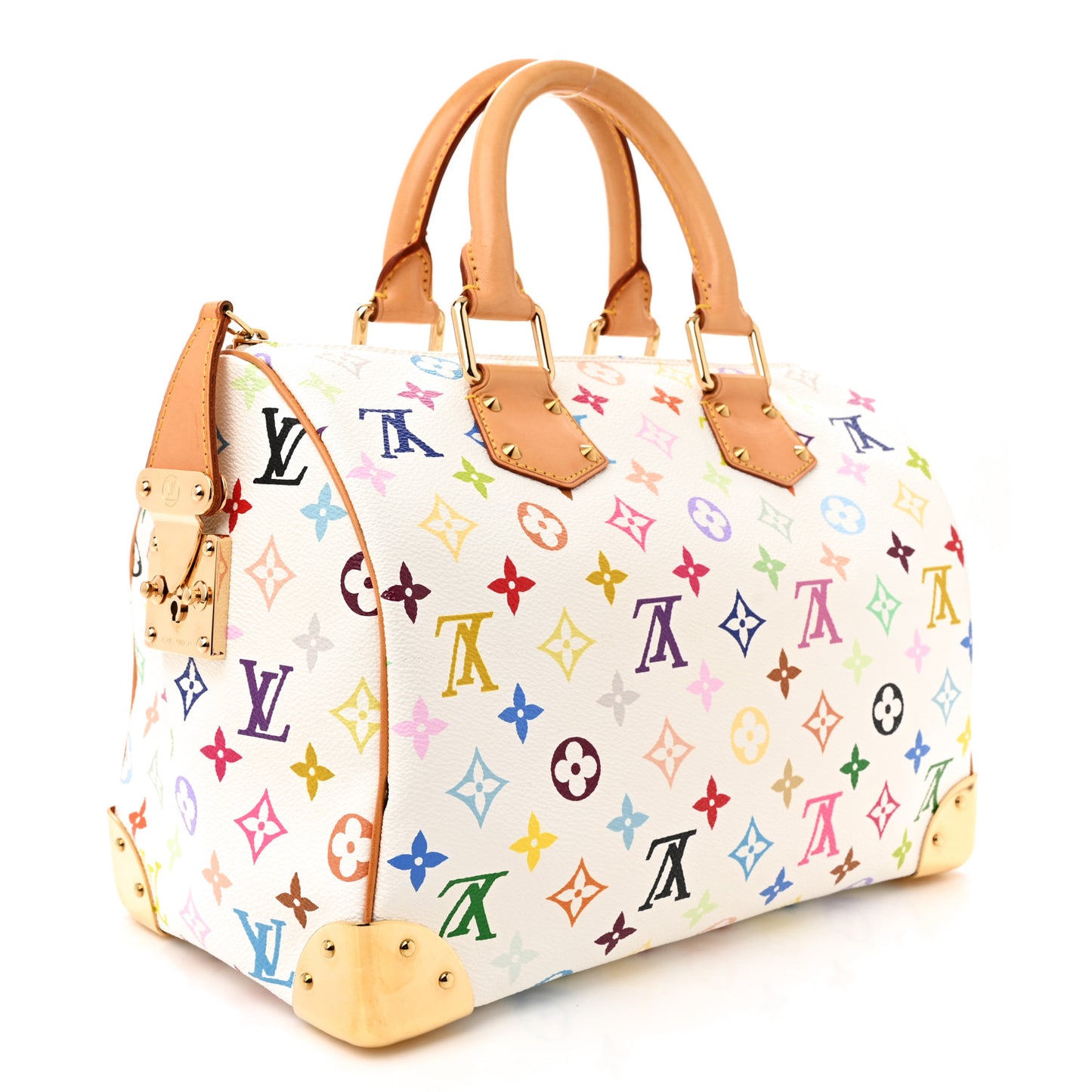 Monogram Multicolor Speedy 30 White