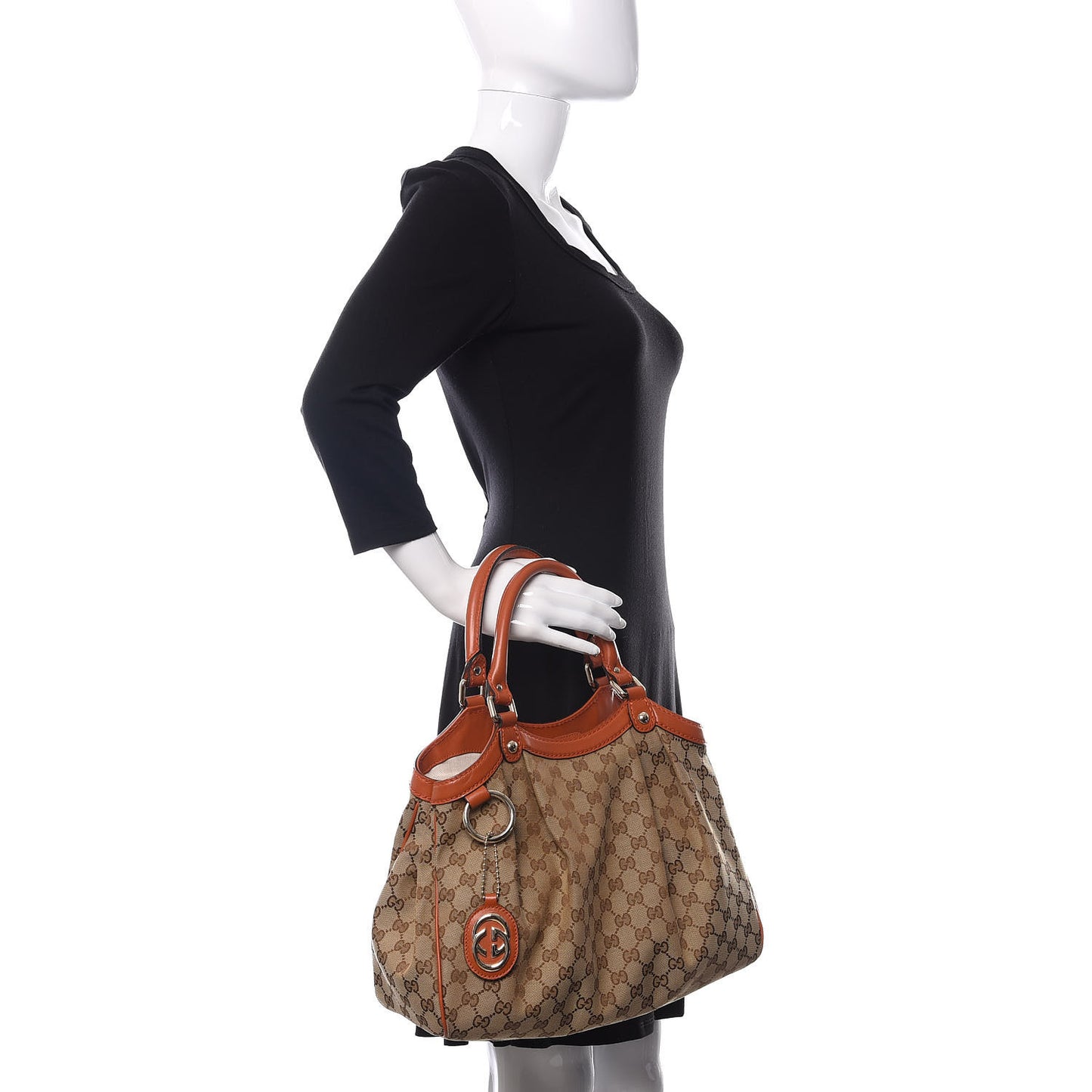 Monogram Medium Sukey Tote Orange