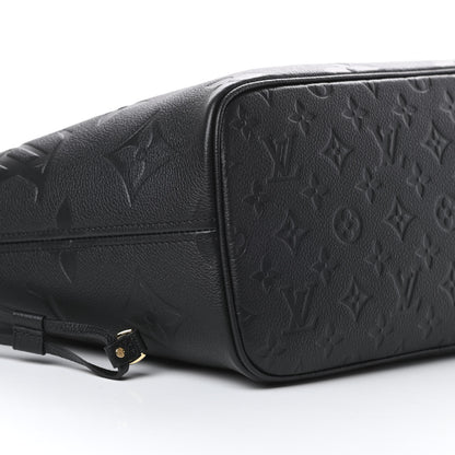 Louis Vuitton Empreinte Monogram Giant Neverfull MM Black 10 of 11
