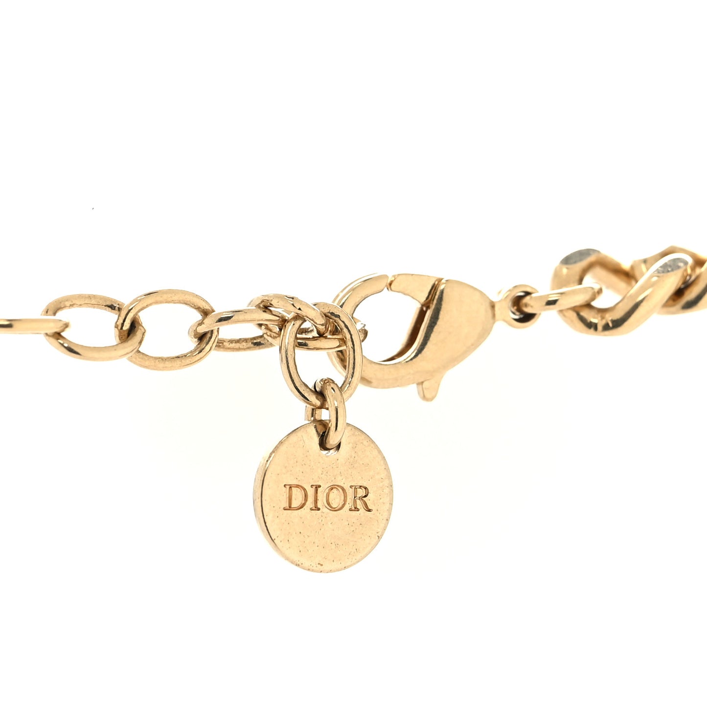 Metal Chain Choker Necklace Gold