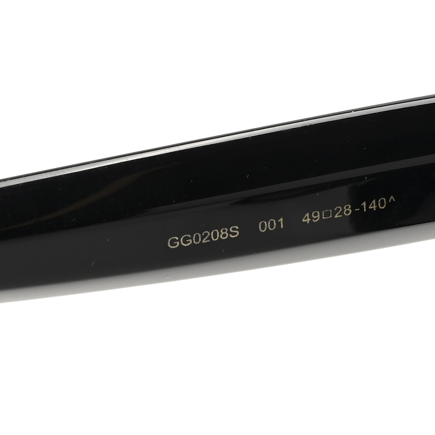 Gucci Acetate Crystal Star Round Frame Sunglasses GG0208S Black Black 5 of 8