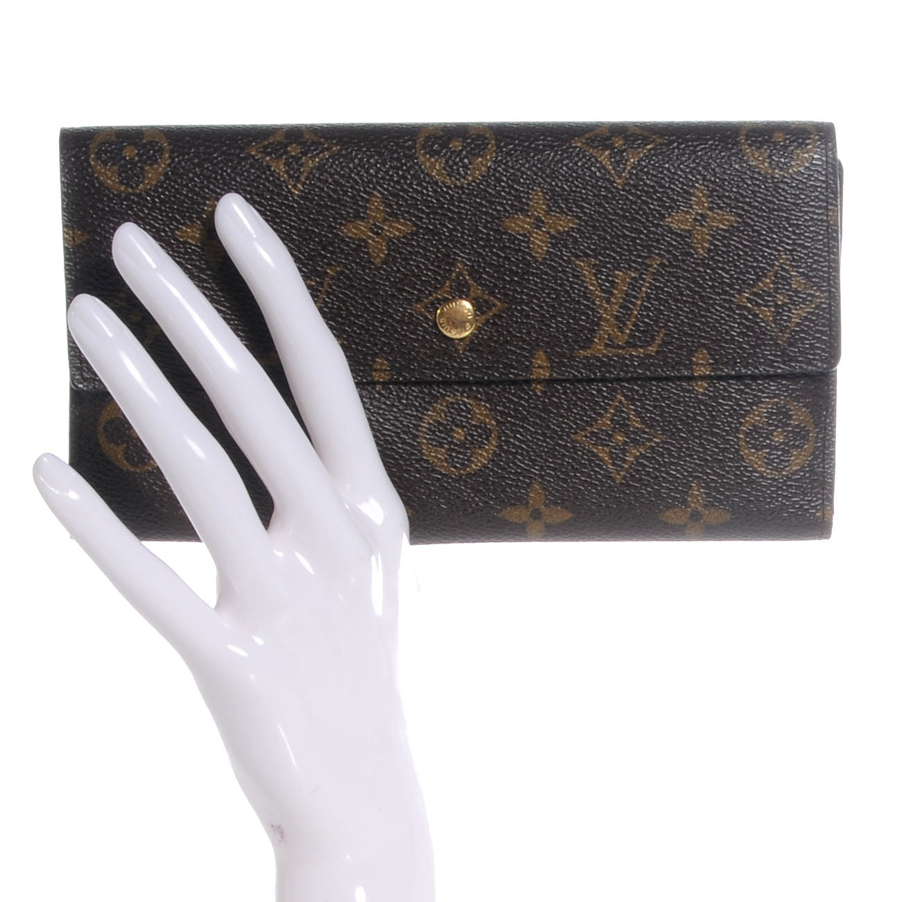 Louis Vuitton Monogram Porte Tresor International Wallet 2 of 16