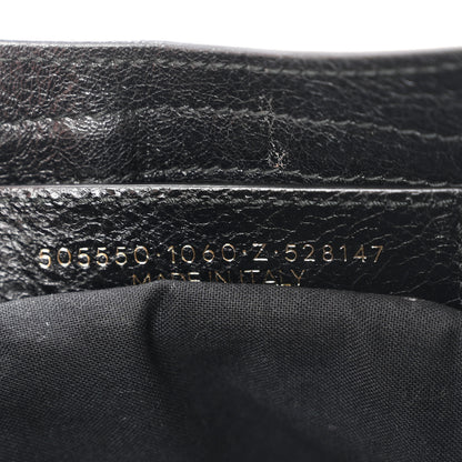 Balenciaga Agneau Classic Hardware City Logo Strap  Black White 8 of 11