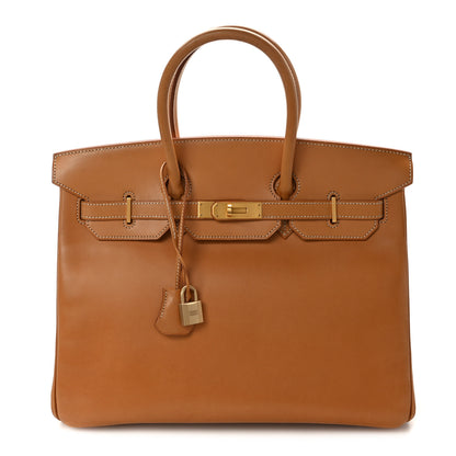 Hermes Vache Natural Birkin 35 1 of 13