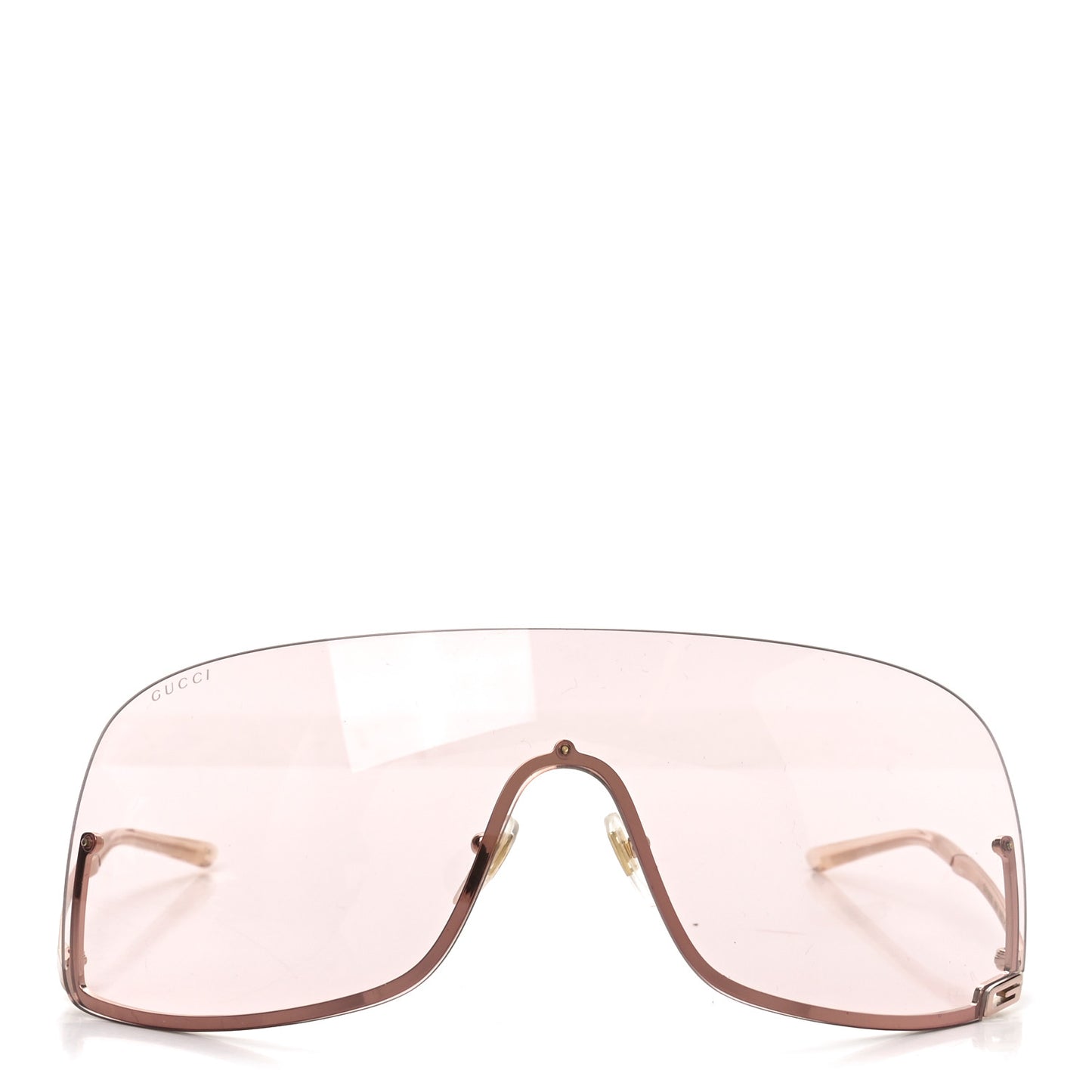 Metal Mask Shaped Frame Sunglasses GG1560S Pink