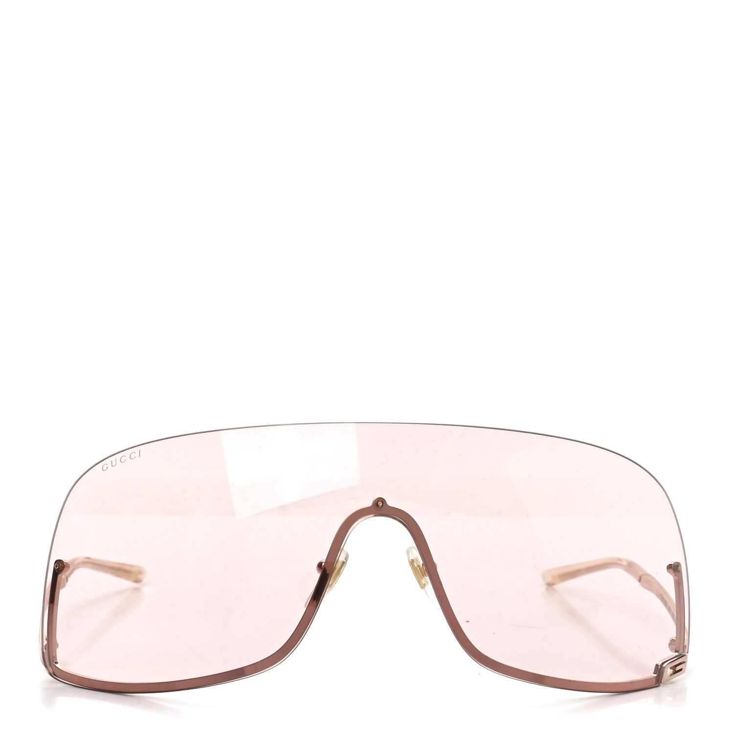 Gucci Metal Mask Shaped Frame Sunglasses GG1560S Pink 2 of 7